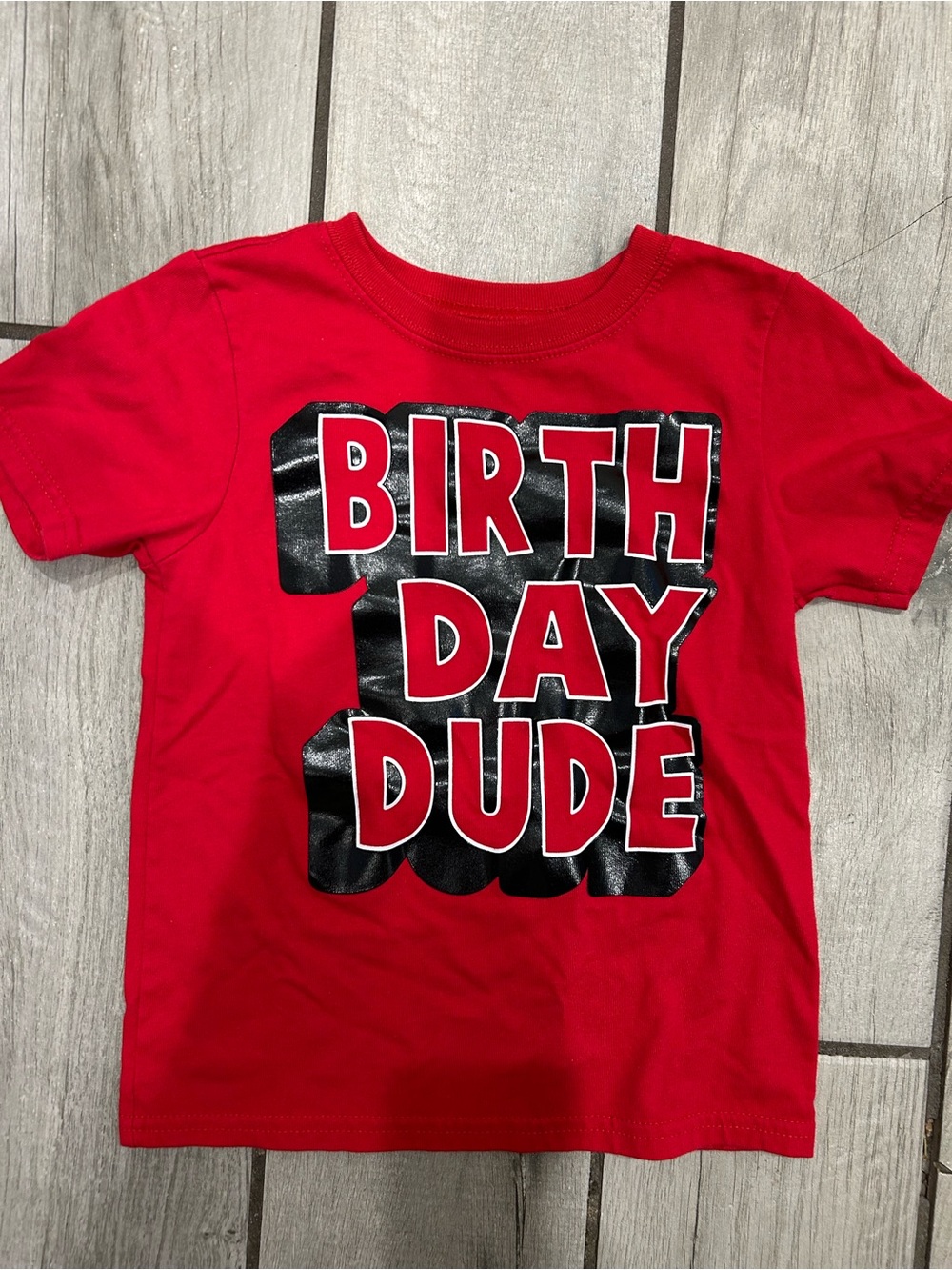 Garanimals Red "Birthday Dude" Graphic Tee